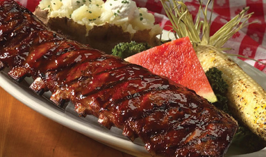 Dining at Lucille's Smokehouse BBQ