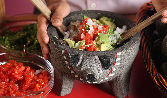 Dining at Rosa Mexicano