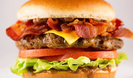 Dining at Carl's Jr.