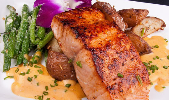 Dining at Market Broiler