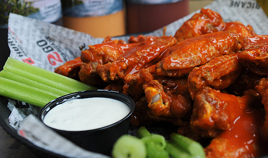 Dining at Hurricane Grill and Wings