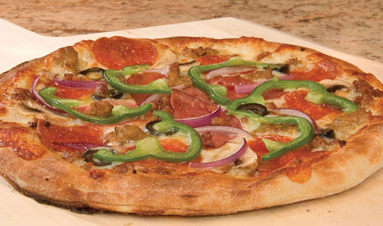 Dining at Red Brick Pizza
