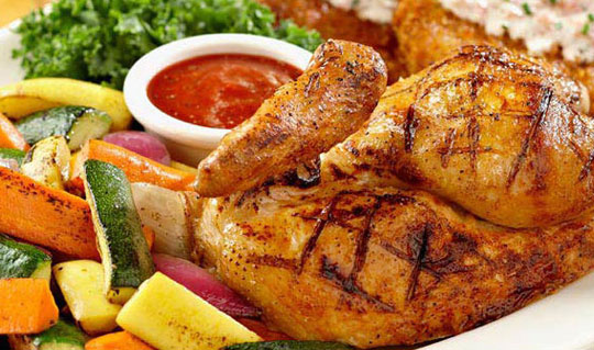 Dining at Claim Jumper Restaurant