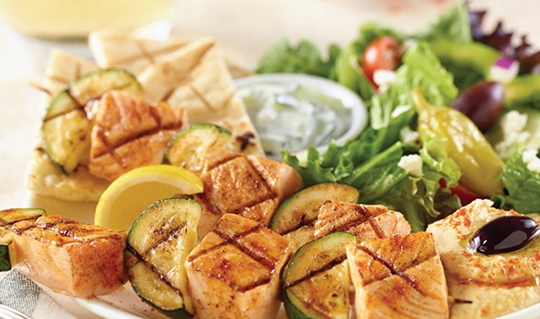 Dining at Zoe's Kitchen
