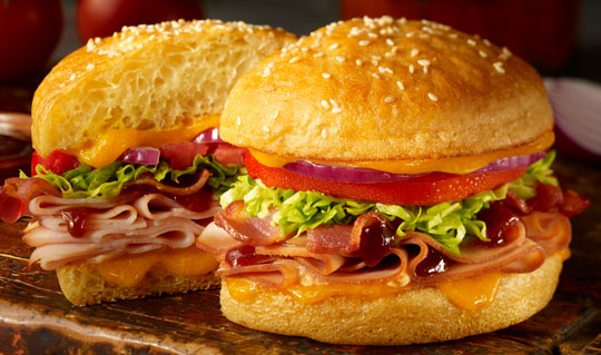 Dining at Schlotzsky's