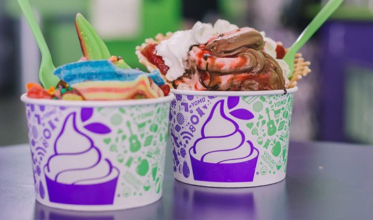 Dining at Yogurt Mountain
