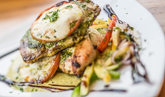 Dining at Twigs Bistro & Martini Bar