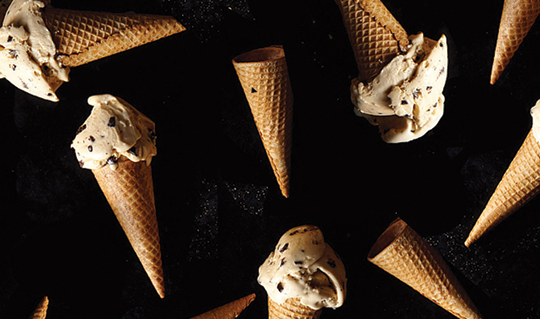 Dining at Haagen Dazs