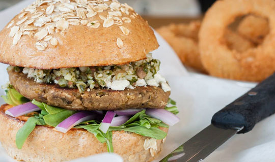Dining at Grub Burger Bar