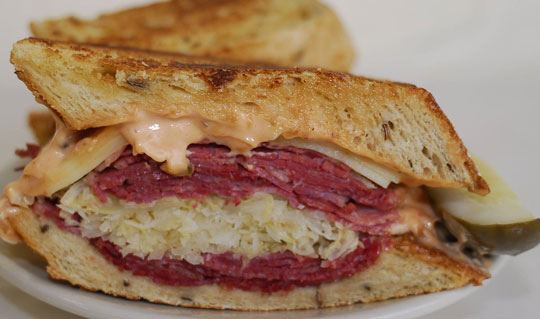 Dining at Shapiro's Delicatessen