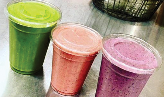 Dining at RAW Organic Juice Bar