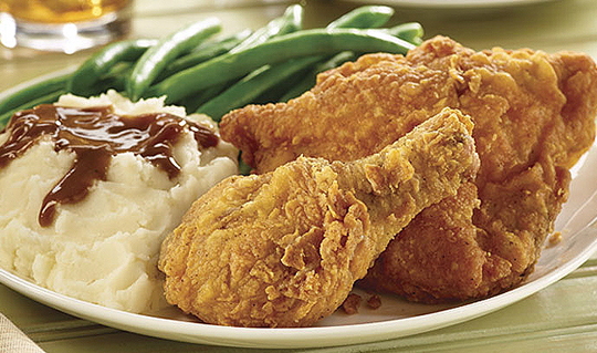 Dining at HomeTown Buffet
