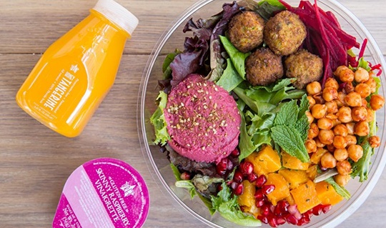 Dining at Pret A Manger