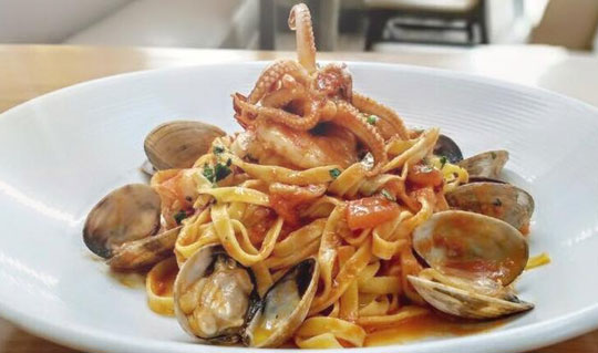Dining at Cucina by Wolfgang Puck