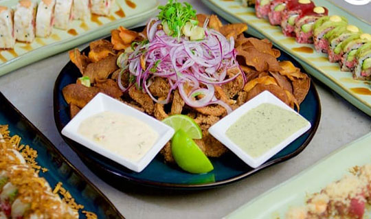 Dining at Sokai Peruvian & Sushi Bar