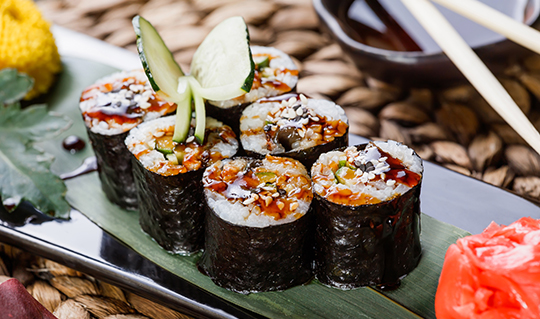 Dining at ICHI Sushi & Grill Lounge