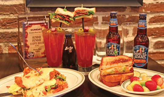 Dining at Lucky's 13 Pub