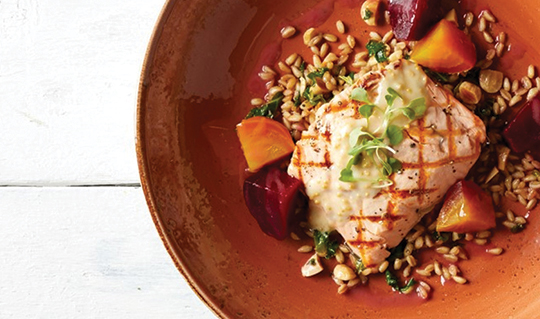 Dining at Brio Coastal Bar & Kitchen