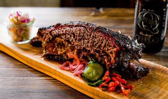 Dining at Mighty Quinn's Barbeque