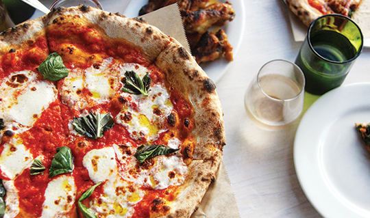 Dining at Genuine Pizza