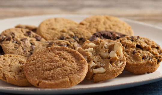 Dining at Mrs. Fields Cookies