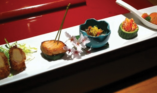 Dining at Nakato Japanese Restaurant