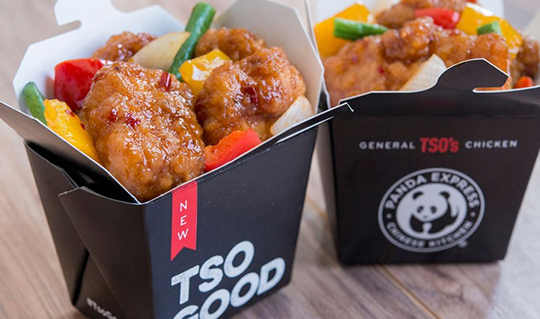 Dining at Panda Express