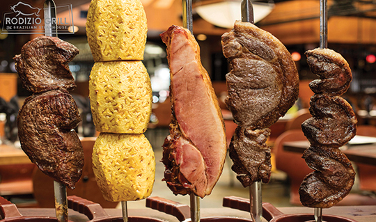 Dining at Rodizio Grill