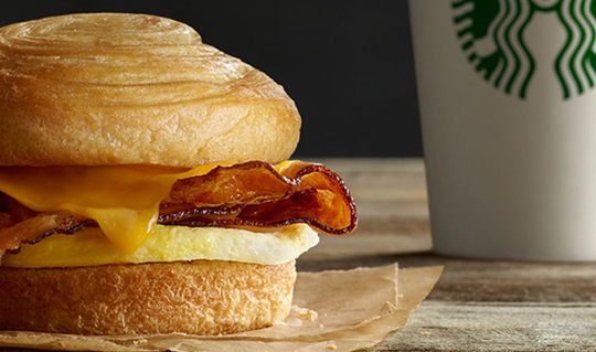 Dining at Starbucks Coffee