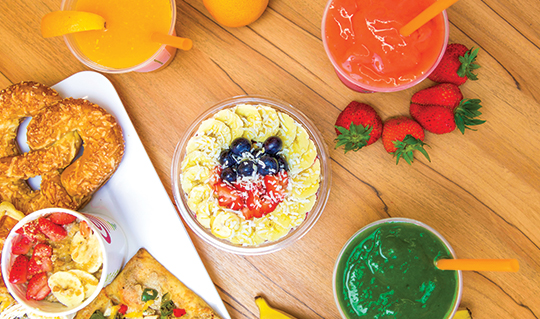 Dining at Jamba Juice