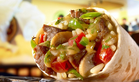 Dining at Moe's Southwest Grill
