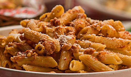 Dining at Buca di Beppo