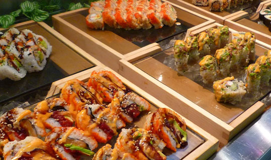 Dining at Ichiumi Sushi & Seafood Buffet Restaurant