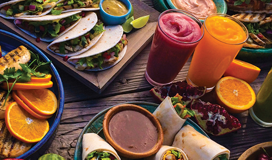 Dining at Tropical Smoothie Cafe